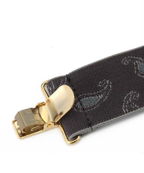 BEAMS BOY（ビームスボーイ）の「GEVAERT / ペイズリー サスペンダー（サスペンダー・レディース・グレー/ワイン・ONE SIZE）」の13枚目の写真