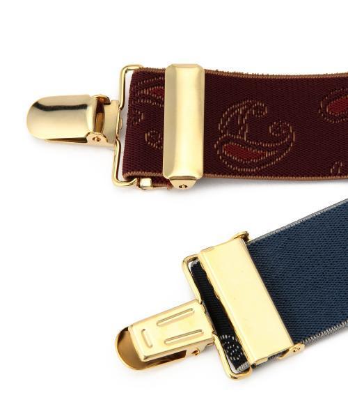 BEAMS BOY（ビームスボーイ）の「GEVAERT / ペイズリー サスペンダー（サスペンダー・レディース・グレー/ワイン・ONE SIZE）」の15枚目の写真