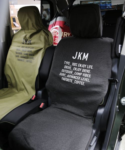 JACK & MARIE（ジャックアンドマリー）の「JKM　シートカバー　フロント　１枚（アウトドアグッズ・レディース・グレー/ブルー/ダークグレー/オリーブドラブ・ONE SIZE）」の15枚目の写真