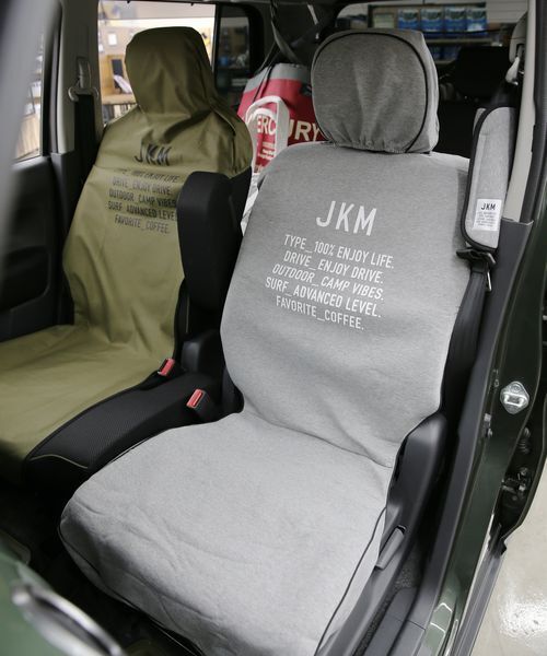JACK & MARIE（ジャックアンドマリー）の「JKM　シートカバー　フロント　１枚（アウトドアグッズ・レディース・グレー/ブルー/ダークグレー/オリーブドラブ・ONE SIZE）」の14枚目の写真