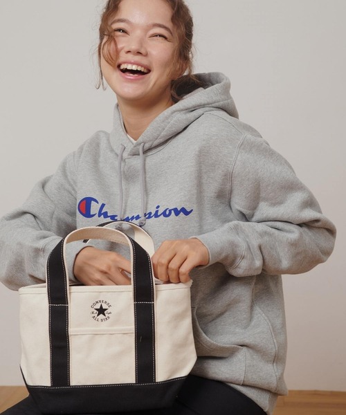 CONVERSE（コンバース）の「【CONVERSE】CANVAS MINI TOTE BAG/トートバッグ/ミニ/キャンバス/手提げ/コンバース（トートバッグ・レディース・ホワイト/ピンク/レッド/ライトグリーン/ネイビー/ブラック/ベージュ/ブラック系その他/グレー/ベージュ系その他/ベージュ系その他2/カーキ/ブルー系その他/その他/ダークグレー/ライトブラウン/グリーン/レッド系その他/チャコール/ブルー系/アイボリー/カーキ系/エンジ/ベージュ系その他3・FREE）」の3枚目の写真