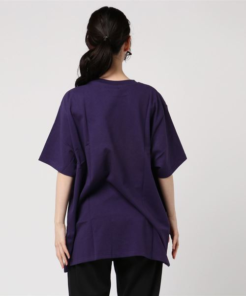 PUNYUS（プニュズ）の「マウスカップルTシャツ（Tシャツ/カットソー・レディース・ホワイト/ブラック/パープル・3/4）」の7枚目の写真