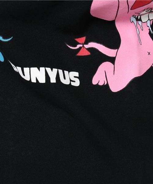 PUNYUS（プニュズ）の「マウスカップルTシャツ（Tシャツ/カットソー・レディース・ホワイト/ブラック/パープル・3/4）」の5枚目の写真