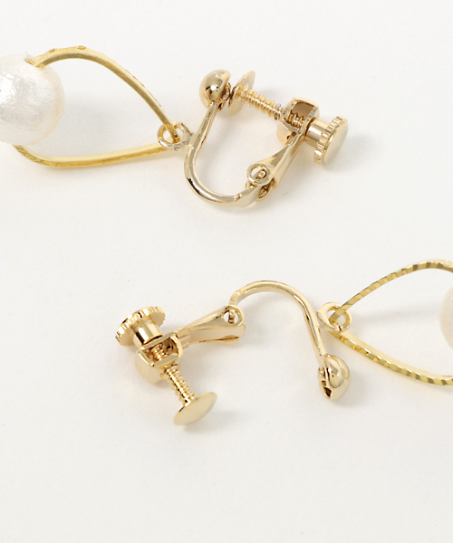 TONE SELECT GOODS（トーンセレクトグッズ）の「【kodemari】sizuku×pearl　イヤリング（イヤリング・レディース・その他・FREE）」の2枚目の写真
