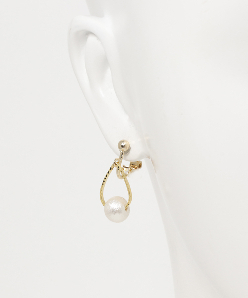 TONE SELECT GOODS（トーンセレクトグッズ）の「【kodemari】sizuku×pearl　イヤリング（イヤリング・レディース・その他・FREE）」の3枚目の写真