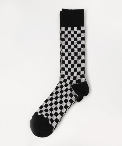 JOURNAL STANDARD relume（ジャーナルスタンダード　レリューム）の「チェックパターンソックス#（ソックス/靴下・メンズ・ブラック/ホワイト/ブルー系その他・FREE）」の7枚目の写真