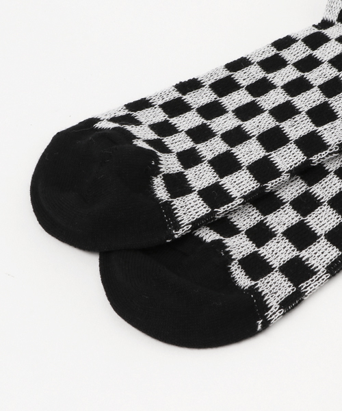 JOURNAL STANDARD relume（ジャーナルスタンダード　レリューム）の「チェックパターンソックス#（ソックス/靴下・メンズ・ブラック/ホワイト/ブルー系その他・FREE）」の5枚目の写真