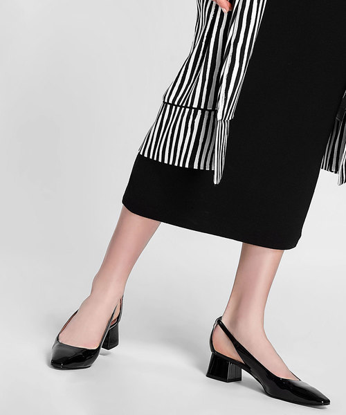 CHARLES & KEITH(チャールズ & キース)の「カットアウトコートヒール / CUT OUT COURT HEELS(パンプス・レディース・グリーン/ブラック/ピンク・22.5cm/23.5cm/23cm/24.5cm/25cm)」の21枚目の写真