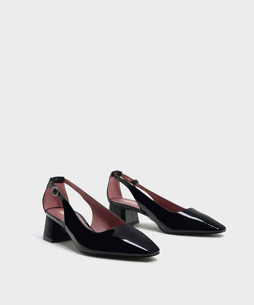 CHARLES & KEITH(チャールズ & キース)の「カットアウトコートヒール / CUT OUT COURT HEELS(パンプス・レディース・グリーン/ブラック/ピンク・22.5cm/23.5cm/23cm/24.5cm/25cm)」の20枚目の写真