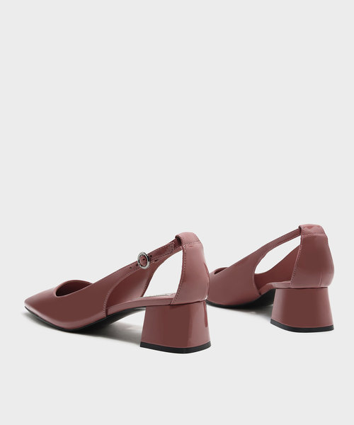 CHARLES & KEITH(チャールズ & キース)の「カットアウトコートヒール / CUT OUT COURT HEELS(パンプス・レディース・グリーン/ブラック/ピンク・22.5cm/23.5cm/23cm/24.5cm/25cm)」の7枚目の写真