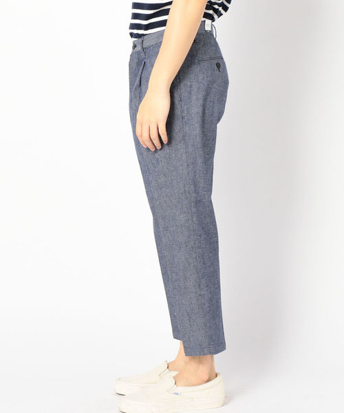SHIPS（シップス）の「SC: SOLOTEX(R) SAFILIN リネン ハイブリッド アンクル パンツ（その他パンツ・メンズ・ナチュラル/ネイビー・LARGE/MEDIUM/SMALL/X-LARGE）」の5枚目の写真