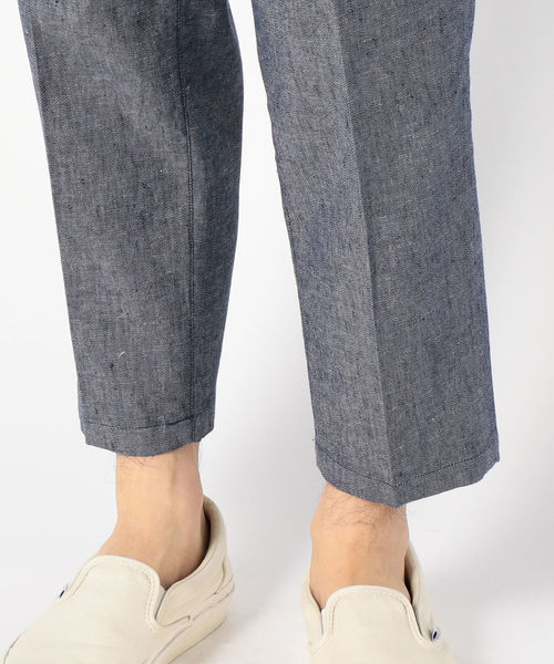 SHIPS（シップス）の「SC: SOLOTEX(R) SAFILIN リネン ハイブリッド アンクル パンツ（その他パンツ・メンズ・ナチュラル/ネイビー・LARGE/MEDIUM/SMALL/X-LARGE）」の11枚目の写真
