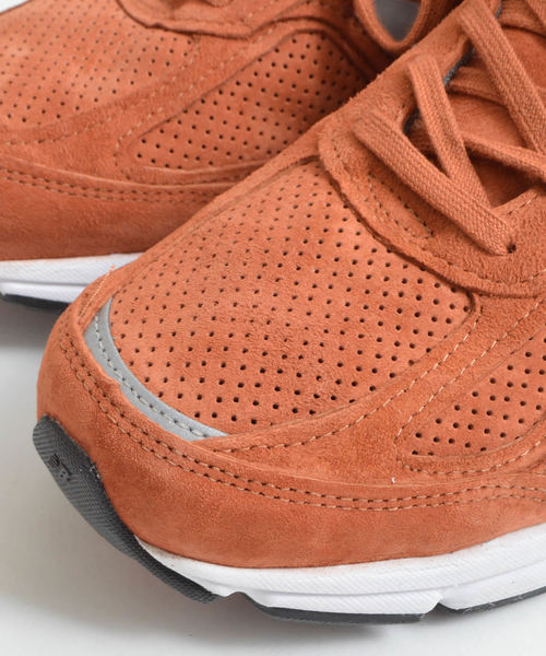 NEW BALANCE（ニューバランス）の「New Balance / ニューバランス M990 JP4 USA（スニーカー・メンズ・オレンジ・10/9/8h/9h/8）」の5枚目の写真