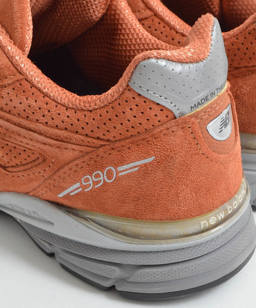 NEW BALANCE（ニューバランス）の「New Balance / ニューバランス M990 JP4 USA（スニーカー・メンズ・オレンジ・10/9/8h/9h/8）」の8枚目の写真