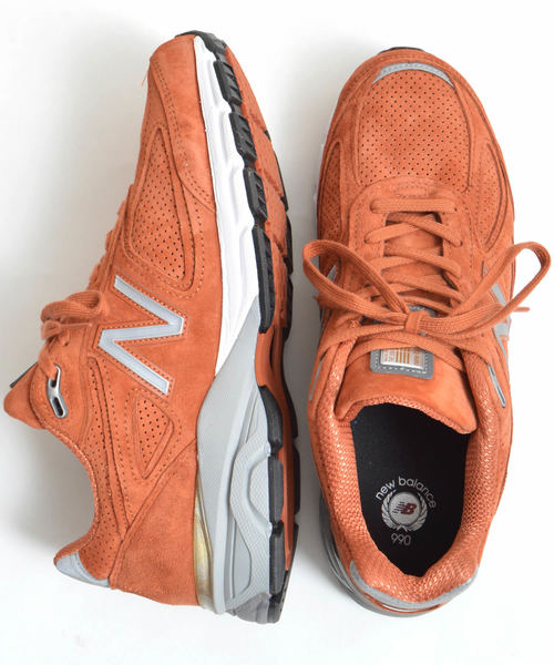 NEW BALANCE（ニューバランス）の「New Balance / ニューバランス M990 JP4 USA（スニーカー・メンズ・オレンジ・10/9/8h/9h/8）」の15枚目の写真