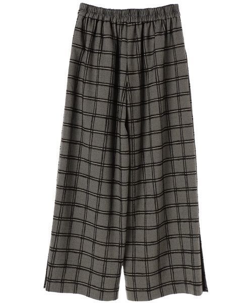 YECCA VECCA（イェッカヴェッカ）の「Ｐ．千鳥ブロックチェックワイドパンツ（その他パンツ・レディース・ブラック・FREE）」の13枚目の写真