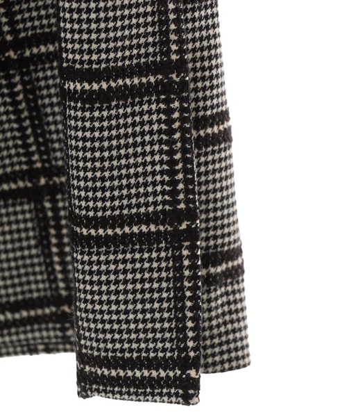 YECCA VECCA（イェッカヴェッカ）の「Ｐ．千鳥ブロックチェックワイドパンツ（その他パンツ・レディース・ブラック・FREE）」の6枚目の写真