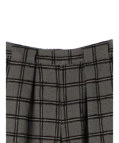 YECCA VECCA（イェッカヴェッカ）の「Ｐ．千鳥ブロックチェックワイドパンツ（その他パンツ・レディース・ブラック・FREE）」の10枚目の写真