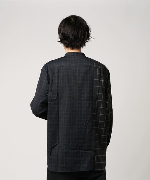 NOT CONVENTIONAL（ノットコンベンショナル）の「NOTCONVENTIONAL/dockingshirt bandcollar（シャツ/ブラウス・メンズ・ブラック・FREE）」の3枚目の写真