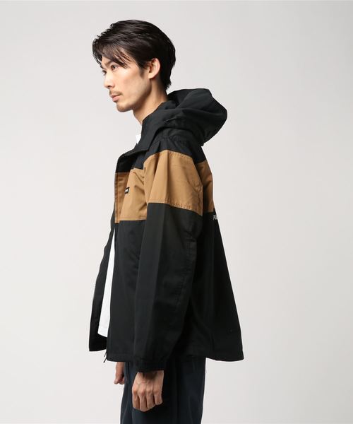 BEN DAVIS/PROJECT LINE（ベンデイビスプロジェクトライン）の「BEN DAVIS PROJECTLINE HOOD JACKET/ベンデイビス 切替しフードジャケット（マウンテンパーカー・メンズ・ネイビー/ブラック系その他/ブラック×レッド・MEDIUM/LARGE/X-LARGE）」の5枚目の写真