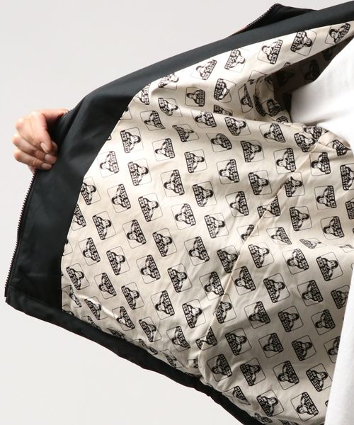 BEN DAVIS/PROJECT LINE（ベンデイビスプロジェクトライン）の「BEN DAVIS PROJECTLINE HOOD JACKET/ベンデイビス 切替しフードジャケット（マウンテンパーカー・メンズ・ネイビー/ブラック系その他/ブラック×レッド・MEDIUM/LARGE/X-LARGE）」の7枚目の写真