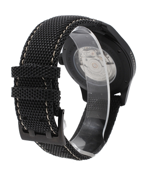 NANO universe（ナノユニバース）の「HAMILTON（ハミルトン）/カーキフィールドチタニウム（アナログ腕時計・メンズ・ブラック・FREE）」の3枚目の写真