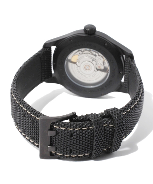 NANO universe（ナノユニバース）の「HAMILTON（ハミルトン）/カーキフィールドチタニウム（アナログ腕時計・メンズ・ブラック・FREE）」の5枚目の写真