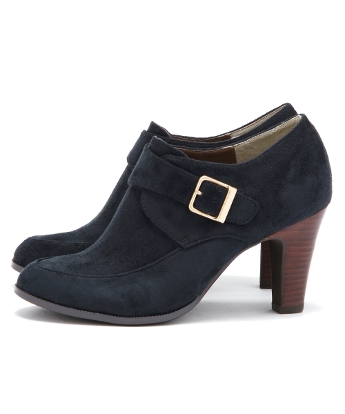 Boisson Chocolat(ボワソンショコラ)の「ボワソンショコラ/B モンクストラップショートブーツ80(ブーツ・レディース・ブラック/モカ/その他1/ネイビー/オリーブ・22.5cm/23cm/24cm/24.5cm/23.5cm)」の5枚目の写真