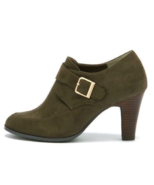 Boisson Chocolat(ボワソンショコラ)の「ボワソンショコラ/B モンクストラップショートブーツ80(ブーツ・レディース・ブラック/モカ/その他1/ネイビー/オリーブ・22.5cm/23cm/24cm/24.5cm/23.5cm)」の6枚目の写真