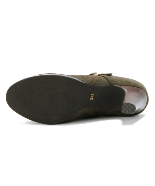 Boisson Chocolat(ボワソンショコラ)の「ボワソンショコラ/B モンクストラップショートブーツ80(ブーツ・レディース・ブラック/モカ/その他1/ネイビー/オリーブ・22.5cm/23cm/24cm/24.5cm/23.5cm)」の11枚目の写真