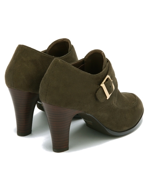 Boisson Chocolat(ボワソンショコラ)の「ボワソンショコラ/B モンクストラップショートブーツ80(ブーツ・レディース・ブラック/モカ/その他1/ネイビー/オリーブ・22.5cm/23cm/24cm/24.5cm/23.5cm)」の12枚目の写真