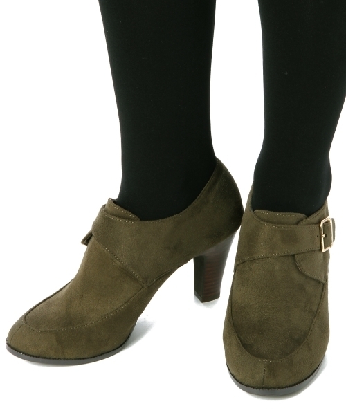 Boisson Chocolat(ボワソンショコラ)の「ボワソンショコラ/B モンクストラップショートブーツ80(ブーツ・レディース・ブラック/モカ/その他1/ネイビー/オリーブ・22.5cm/23cm/24cm/24.5cm/23.5cm)」の16枚目の写真