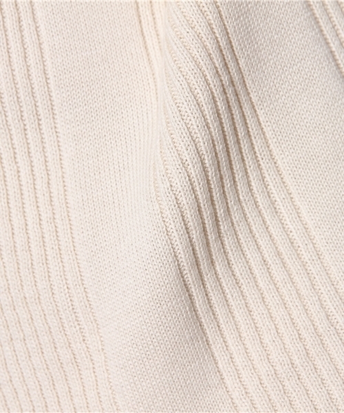 Chico（チコ）の「リブクルーニット（ニット/セーター・レディース・ホワイト/ブラック/グリーン・FREE）」の9枚目の写真