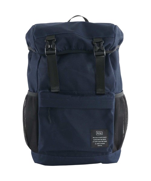 KiU（キウ）の「600Dフラップバッグパック（バックパック/リュック・メンズ・レッド/キャメル/ブラック/ネイビー・FREE）」の6枚目の写真