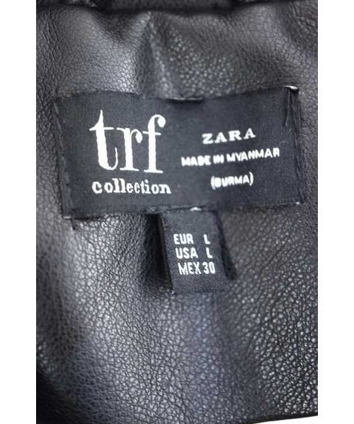 ZARA trf collection レザーダブルライダースジャケット 【公式通販】