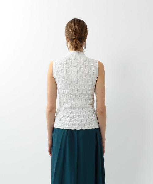 Steven Alan（スティーブンアラン）の「＜Steven Alan＞COTTON NO-SLEEVE KNIT/ニット（ニット/セーター・レディース・オリーブ/ホワイト/ブラック/オフホワイト・FREE）」の10枚目の写真