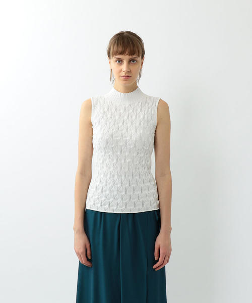 Steven Alan（スティーブンアラン）の「＜Steven Alan＞COTTON NO-SLEEVE KNIT/ニット（ニット/セーター・レディース・オリーブ/ホワイト/ブラック/オフホワイト・FREE）」の11枚目の写真