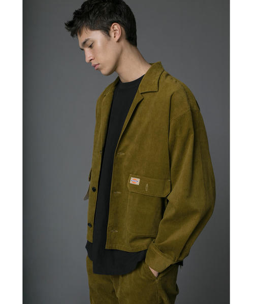 Dickies（ディッキーズ）の「＜Dickies × monkey time＞ CORD CPO SHIRT/コーデュロイシャツ（シャツ/ブラウス・メンズ・ブラック/ブラウン/オリーブ・SMALL/MEDIUM/LARGE）」の3枚目の写真