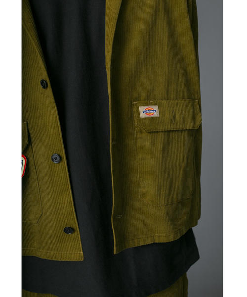 Dickies（ディッキーズ）の「＜Dickies × monkey time＞ CORD CPO SHIRT/コーデュロイシャツ（シャツ/ブラウス・メンズ・ブラック/ブラウン/オリーブ・SMALL/MEDIUM/LARGE）」の5枚目の写真
