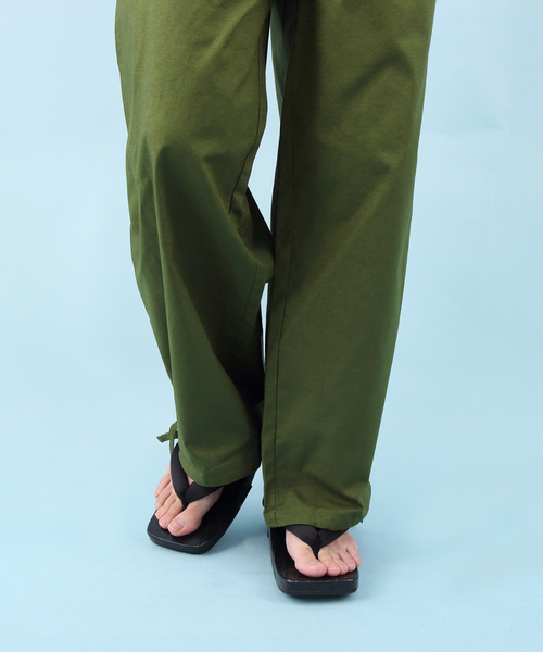 ８(eight)（エイト）の「コットン 作務衣 作業着 ネイビー 甚平（浴衣・メンズ・ブラック/ダークブラウン/ネイビー/グリーン・MEDIUM/LARGE/X-LARGE）」の8枚目の写真