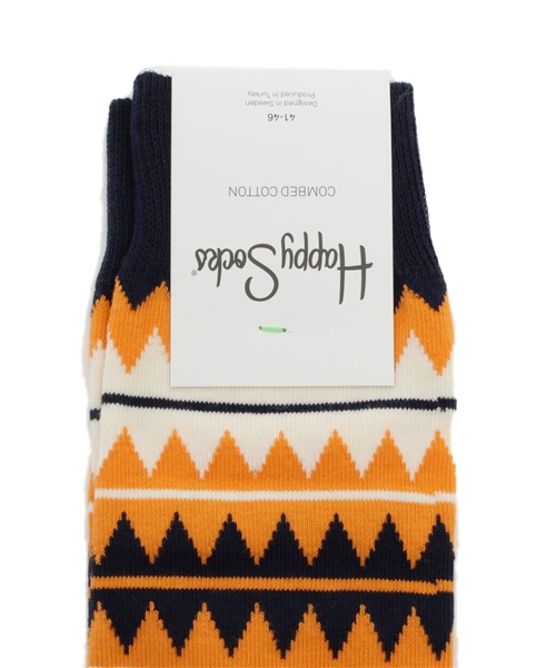 ESTNATION（エストネーション）の「Happy Socks ソックス（ソックス/靴下・メンズ・ブラウン/オレンジ・FREE）」の5枚目の写真