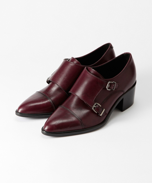 Ray BEAMS（レイビームス）の「PAM / ダブル モンク ストラップ（ドレスシューズ・レディース・ブラック/ボルドー・35/39/38/37/36）」の4枚目の写真