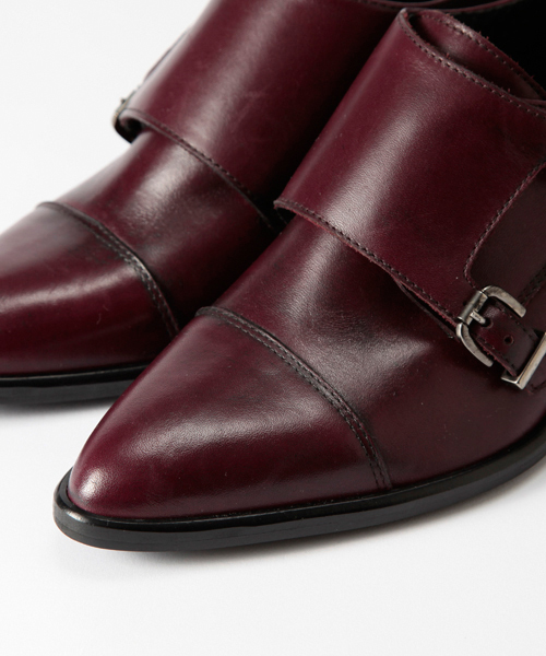 Ray BEAMS（レイビームス）の「PAM / ダブル モンク ストラップ（ドレスシューズ・レディース・ブラック/ボルドー・35/39/38/37/36）」の8枚目の写真
