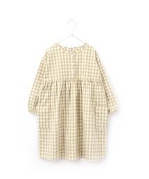 MAKE YOUR DAY | 【リンクコーデ】ギンガムチェックワンピース■90～140cm(シャツワンピース)