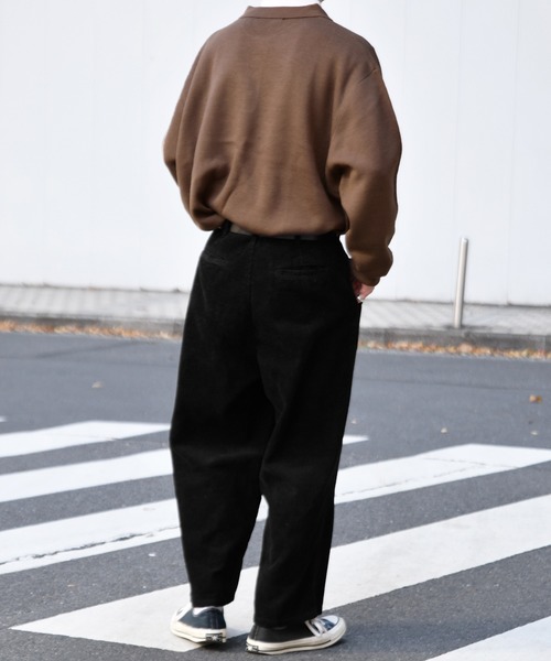 kutir(クティール)の「ポロニット(ニット/セーター・メンズ・ライトグレー/ダークグリーン/ダークブラウン・MEDIUM/LARGE)」の17枚目の写真