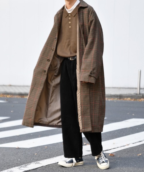 kutir(クティール)の「ポロニット(ニット/セーター・メンズ・ライトグレー/ダークグリーン/ダークブラウン・MEDIUM/LARGE)」の11枚目の写真