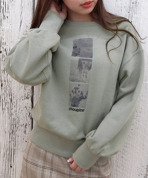 one after another NICE CLAUP（ワンアフターアナザーナイスクラップ）の「アソートスウェット（Tシャツ/カットソー・レディース・ベージュ/アイボリー/ミント/モカ・FREE）」の17枚目の写真