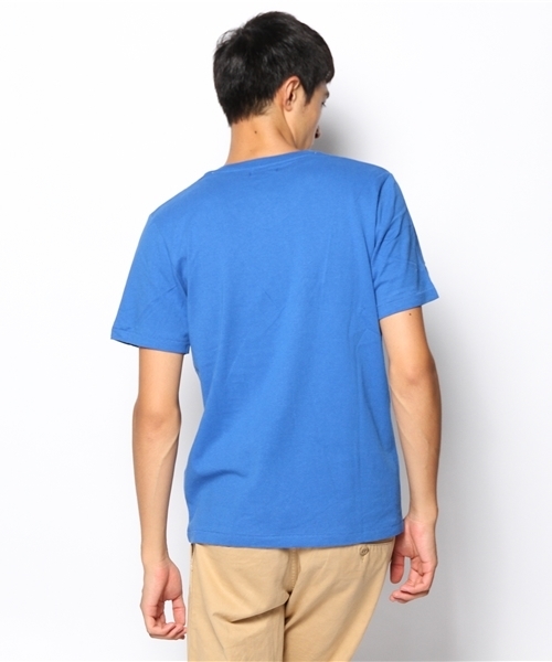 WEGO（ウィゴー）の「WEGO/USコットンVネックポケットTシャツ（Tシャツ/カットソー・メンズ・ホワイト/ネイビー/ロイヤルブルー/ライトピンク・LARGE/MEDIUM）」の7枚目の写真