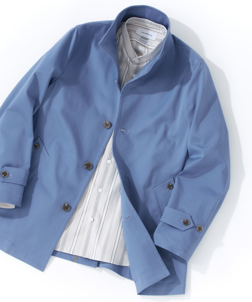 新発売 Web限定 スタンドカラースプリングコート ステンカラーコート Mens ステンカラーコート Melrose メンズメルローズ のファッション ジャケット アウター セール ステンカラーコート