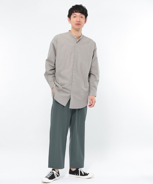 LAKOLE（ラコレ）の「USAダンプロングシャツ / LAKOLE（シャツ/ブラウス・メンズ・ホワイト/ブラック/サンドグレー・MEDIUM/LARGE）」の9枚目の写真